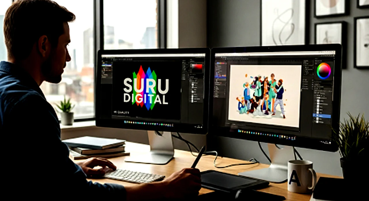 Creative graphic design and printing by SURU Digital